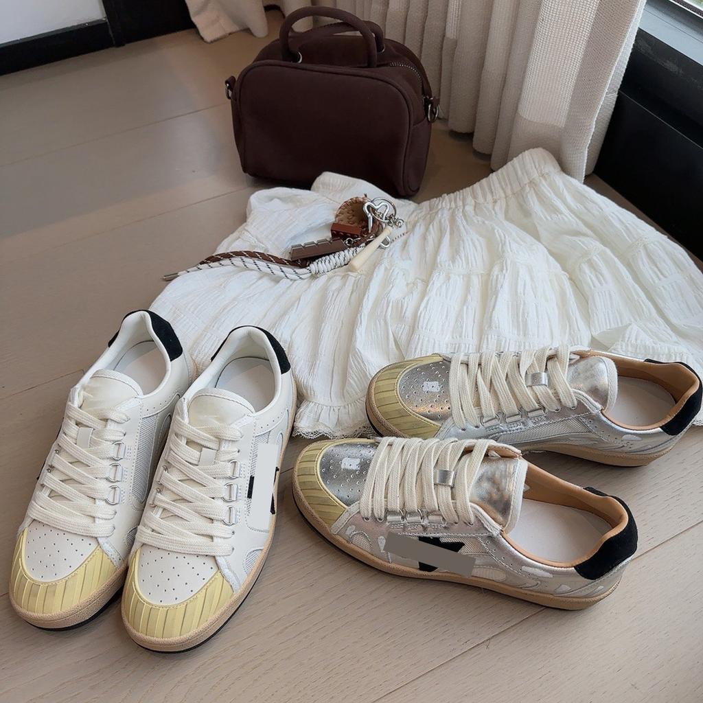 New Retro Old Star Small Dirty Shoes Women's Board Shoes Korean Age-reducing Casual Versatile Lace-up Sports Moral Training Shoes Women
