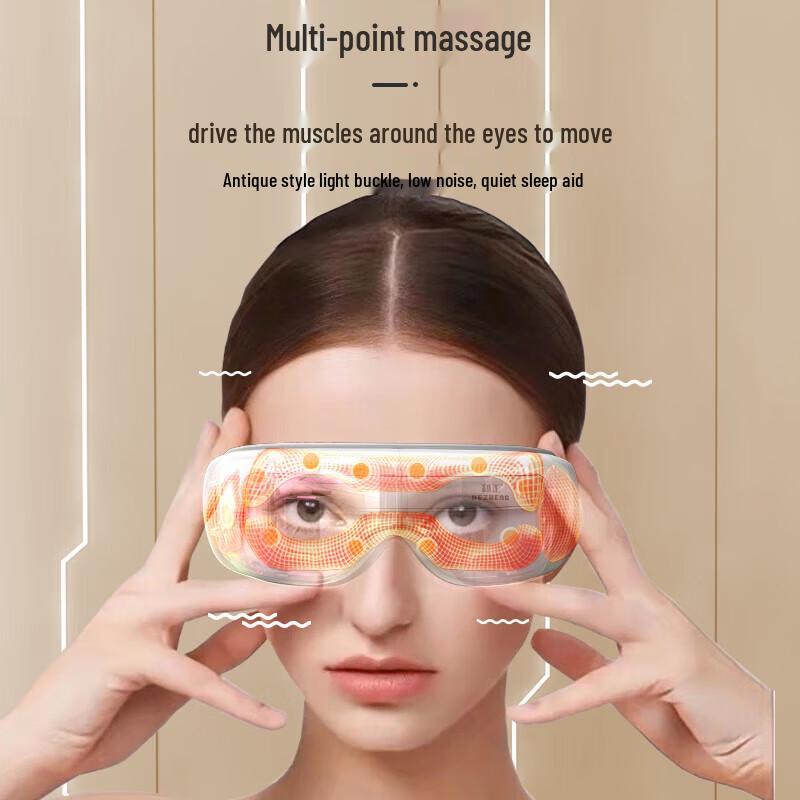 

Hezheng Smart Eye Massager with Heat, Air Pressure & Music