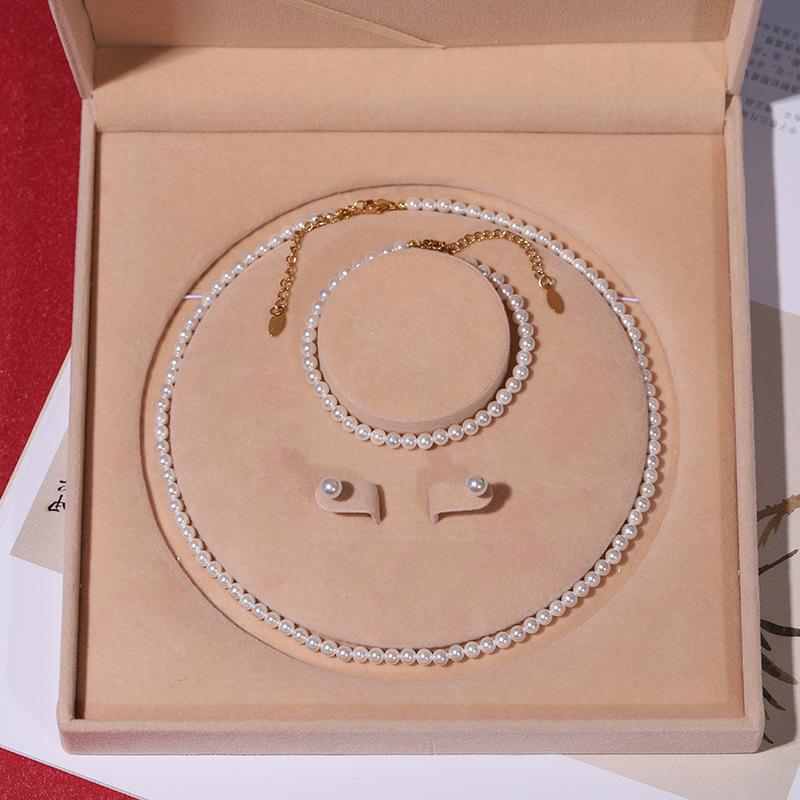 Elegante Collana di Perle di Conchiglia Profonda - Perfetto Regalo per la Festa della Mamma
