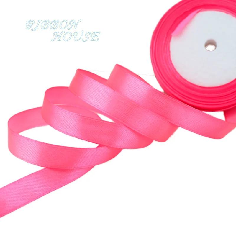 (25 yards/roll) 6mm Single-sided Satin Ribbon Woven Ribbon Gift Packaging Christmas Decoration Handmade Ribbon DIY Wholesale