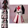 Stylish Medieval Templar Knight Crusader Surcoat Outfit Cosplay Costume