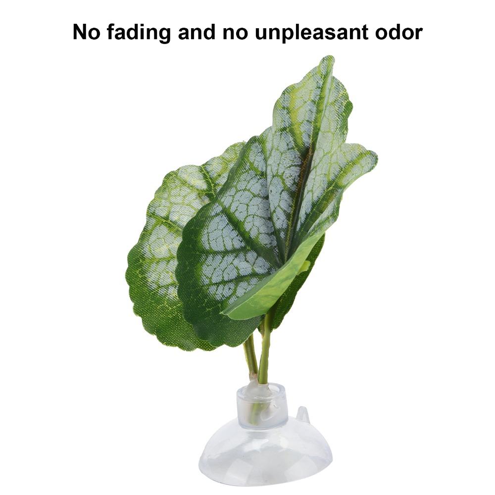 2PCS Set Lightweight Betta Leaf Hammock Artificial Leaf Betta Spawning Bed  Betta Fish Habitat