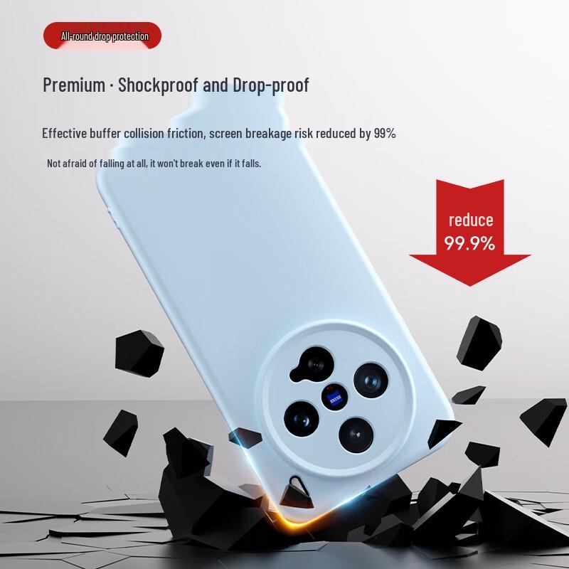 Vivo X200 Serie Flüssigsilikon Handyhülle