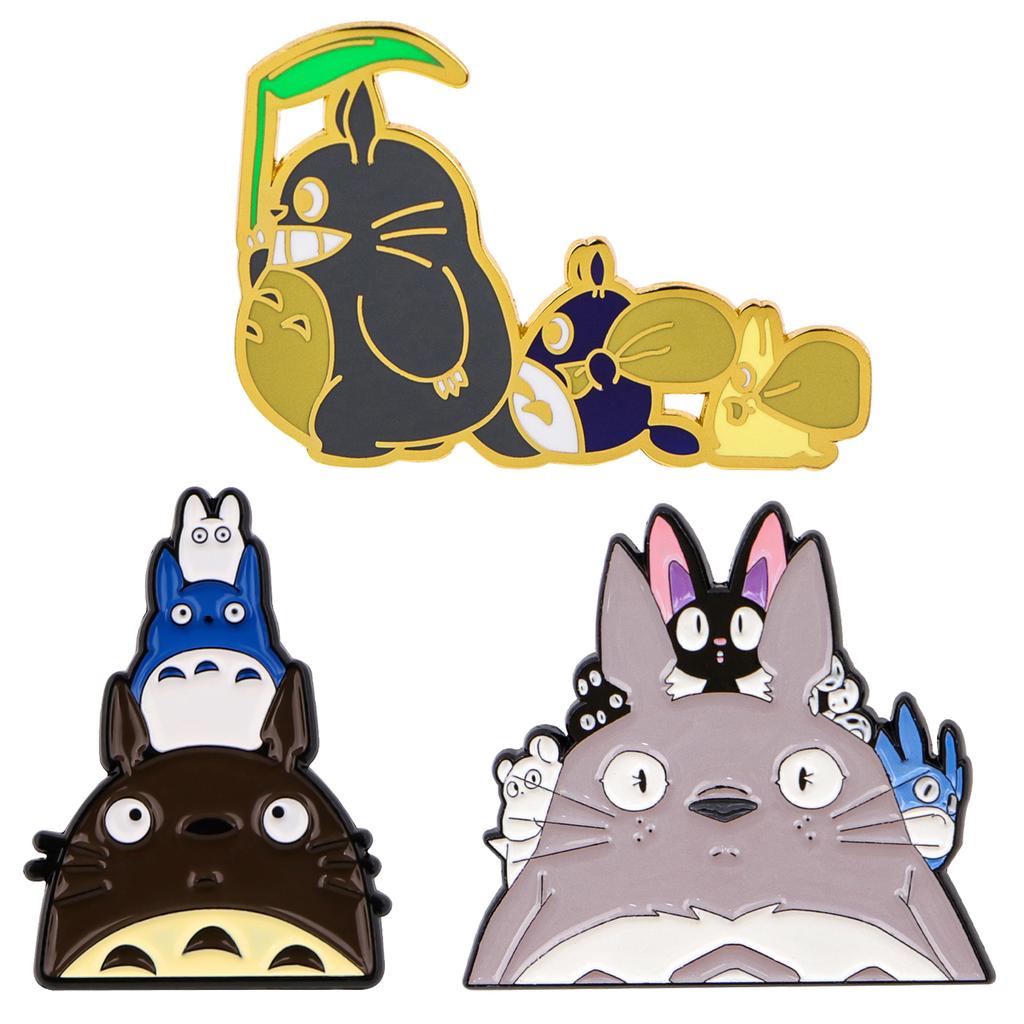Cute Cat Enamel Pin Anime Movie Badges on Backpack Manga Brooch Set Hat Lapel Pins Cartoon Jewelry Cosplay Accessories Toys Gift