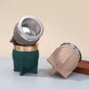 Creative 180 ML Stainless Steel Double Wall Cup Tortoiseshell Pattern Flat Bottomed Mate Cup Rust-proof Drinking Mug Kitchen