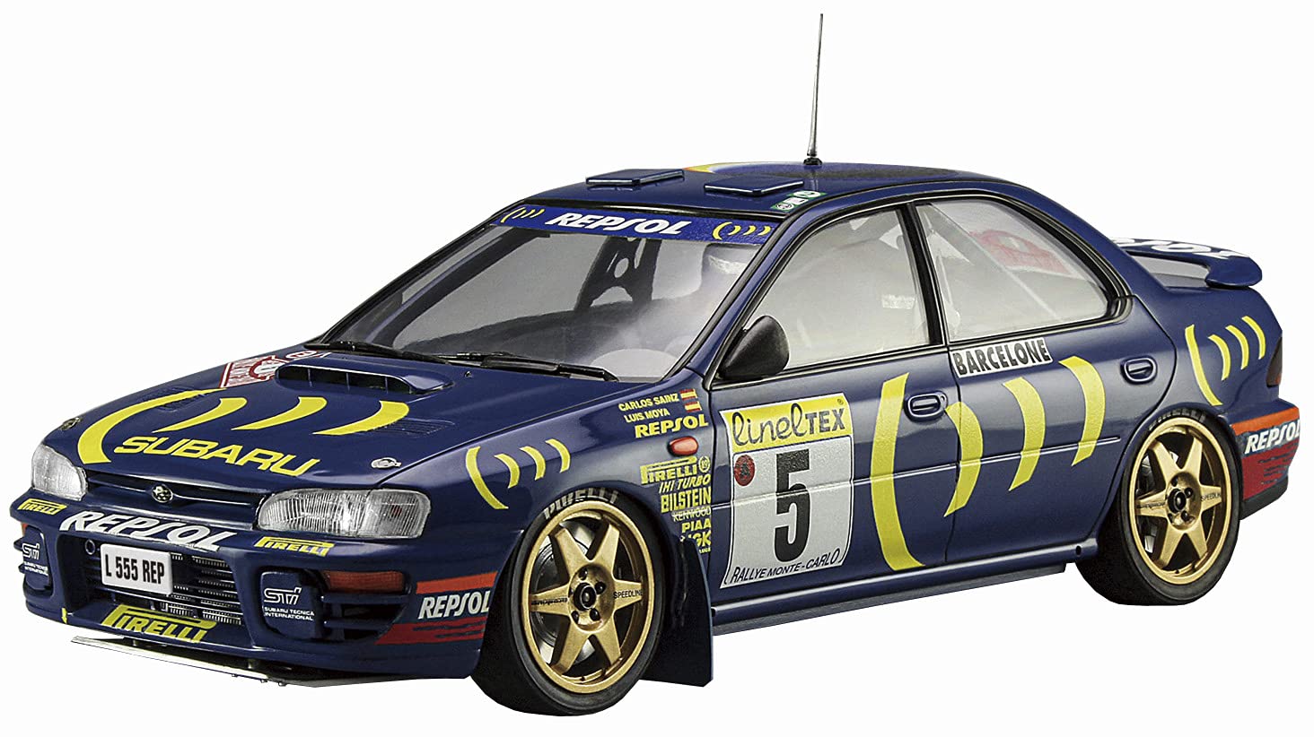 

Hasegawa Scale Subaru Impreza 1995 Monte Carlo Rally Super Detail Plastic Model Kit CH51 1/24