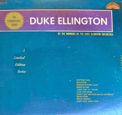 LP Record DUKE ELLINGTON ORCHESTRA, B.B. KING - The Stereophonic Sound Of Duke Elli XBO709 Bright Orange US Jazz Used