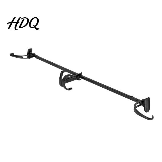 Metall-Girlandenhalter für saisonale Dekoration Verstellbare Weihnachtskranzstange 60-150 cm Länge Robuster Haken für Haustür Bohrlos Hakenaufhänger Kein Bohren