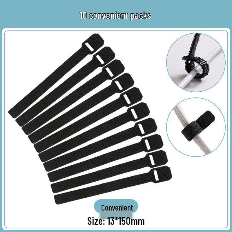 Velcro Cable Organizer Ties for Earphones, Data, Network, and Charging Cables