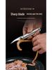 Stainless Steel Shrimp Deveining & Peeling Knife - Dual-Function Shrimp Shell & Line Remover