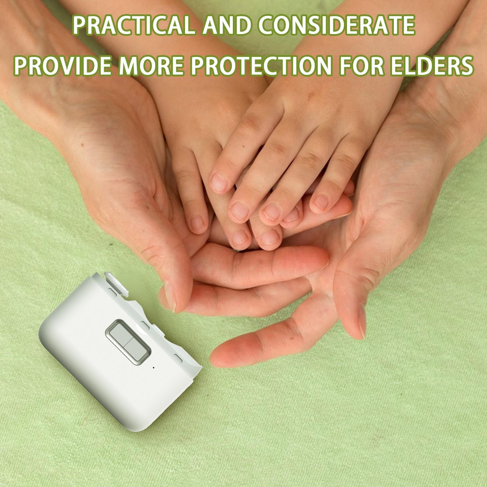 

Электрические кусачки для ногтей со светодиодной подсветкой, безопасные, подравнивающие и полирующие, 2-скоростные, портативные для младенцев, взрослых, детей и пожилых людей One Size