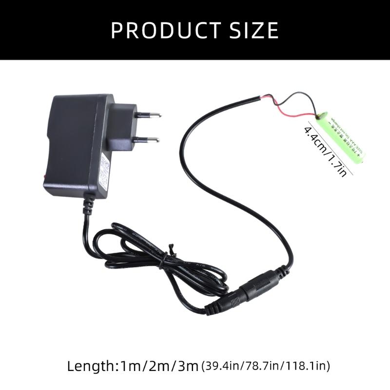 LR03 AM4 Battery Eliminators 100-240V Power Supply Cable Replace 1Pc 1.5V AM4 Battery Cable for LED Light Electronic Toys
