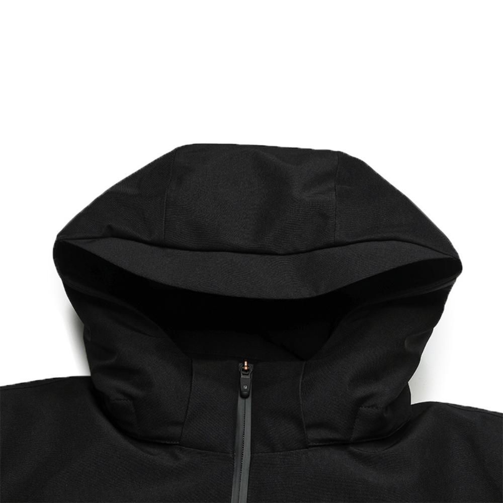 Fila Golf Series Fashion Simple Trendy Casual Sports Training Versatile Warm Comfortable Hooded Down Jacket Men Outerwear Deep-Black A11M545922FBK