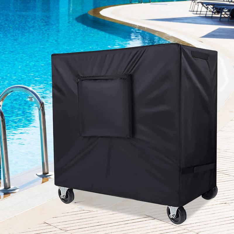 Outdoor Cart Cover Waterproof Patio Outside Ice Chest Cover Heavy Duty Sturdy Outdoor Bar Cart Sunlight Rain Protection For