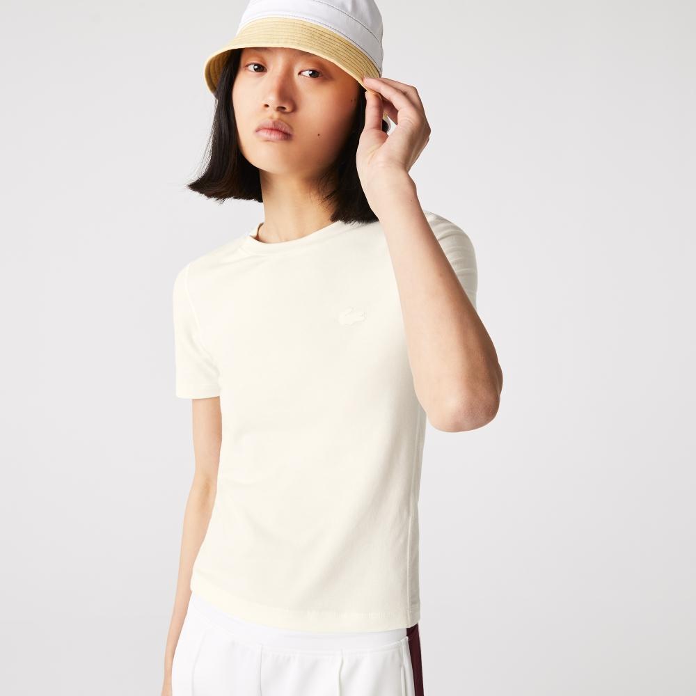 

LACOSTE Женская футболка из смесового хлопка TF126652G 70V