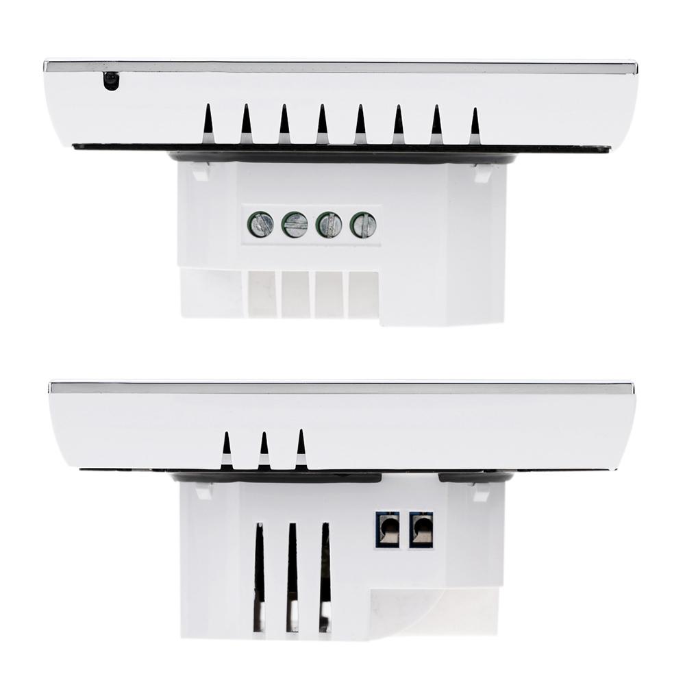 5A 110–230 V wöchentlich programmierbarer LCD-Display, Touchscreen, Wasserheizung, Thermostat, Raumtemperaturregler