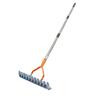 Detachable Thatching Rakes Tool For Efficient Garden Debris Removal Lightweight Aluminum Construction Ergonomic Handle
