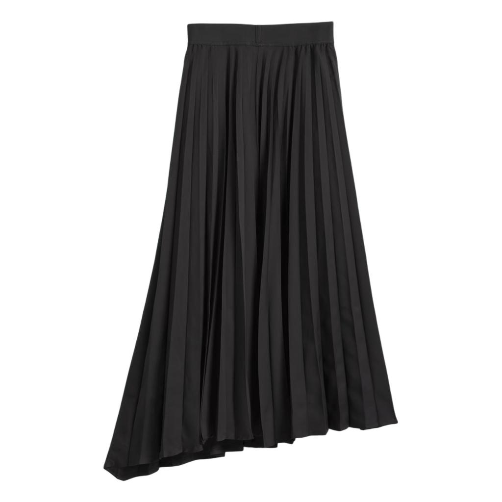 adidas Originals X Willy Chavarria FW25 Pleated Striped Minimalist Comfortable Casual Long Skirt Women Skirts KD9352