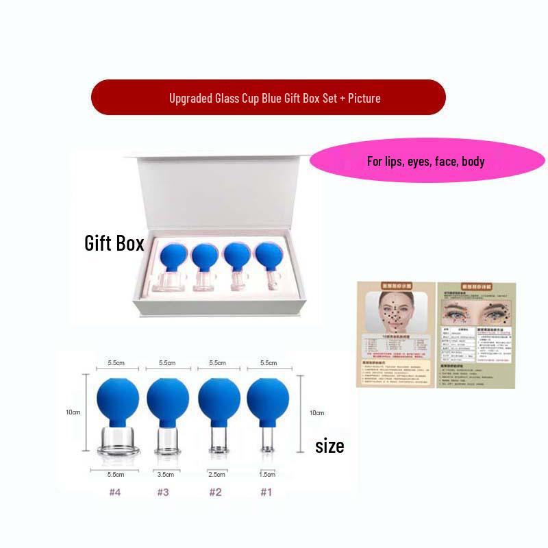 Facial Gua Sha Cupping Massage Device - Convenient PVC Sphere Vacuum Beauty Cup