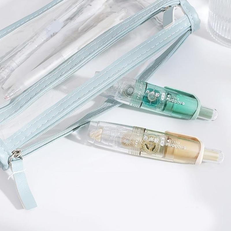 Repositionable Clicks Type Correction Tape With Tearable Dots For Clean Document Editing And School Projects Reusable