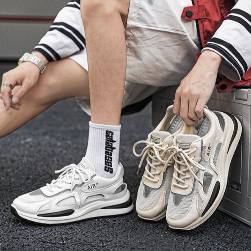 Trend Mens Popular Sandals Summer Hollow Breathable Patchwork Beach Casual Shoes Luxury Male Sneakers Walking Footwear De Hombre