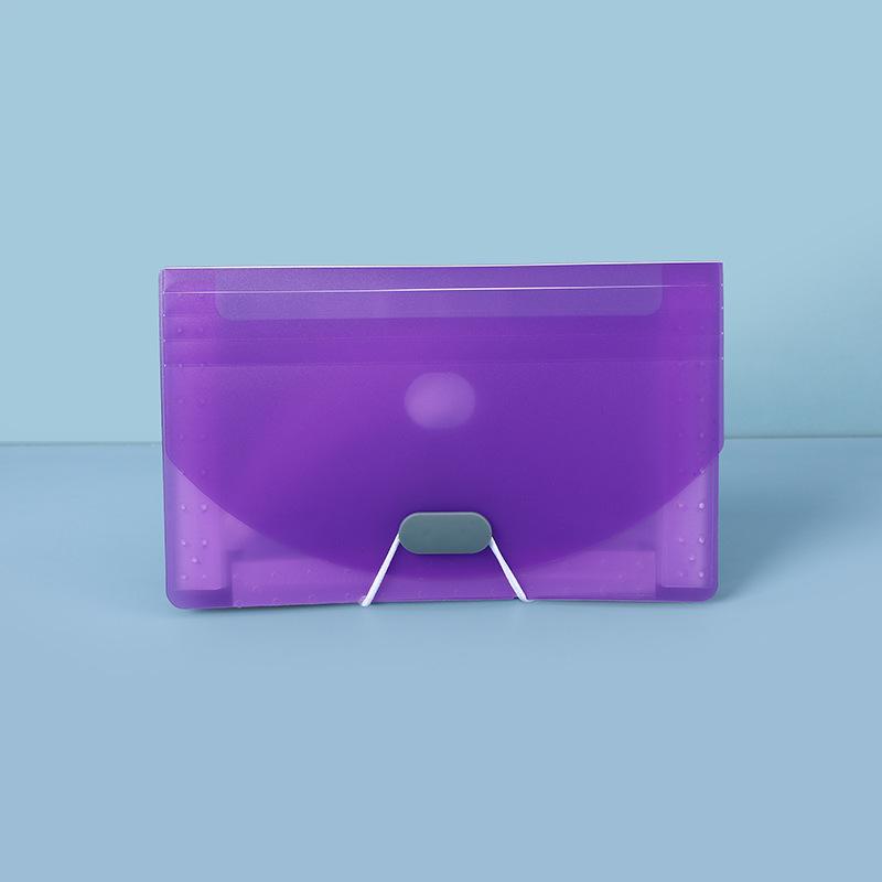 Mini A6 Accordion File Folder: 7-Pocket Multi-Functional Waterproof Document Holder