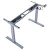 Metal Frame of a Desk (table) with Electric Height Adjustment, Electric PRATO 04-3T/A GRAY