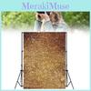 Golden Glitter Wedding Photography Backdrop For Holiday Celebrations
