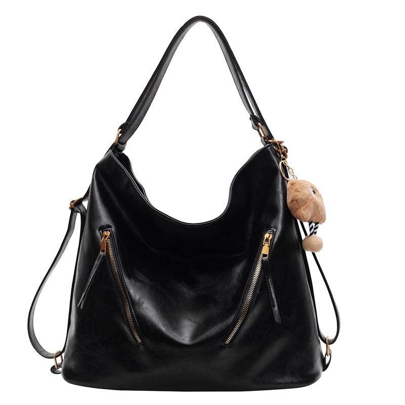 

Сумка-тоут Жіноча Великої місткості Нова Мода На одне плече Кросбоді Багатофункціональний Рюкзак чорний