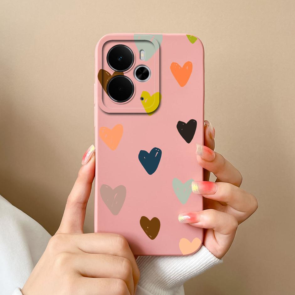 Trendy Floral Soft Silicone Case For Realme 14T 14 Pro Plus Lite 5G Protective Cover For Realme14T Realme14Pro Plus Lite Fundas