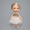 AKODEERD 16cm Girl Doll Mini Cute Fashion Doll With Clothes Ball Jointed Body Toys For Kids Birthday Gifts To Accompany
