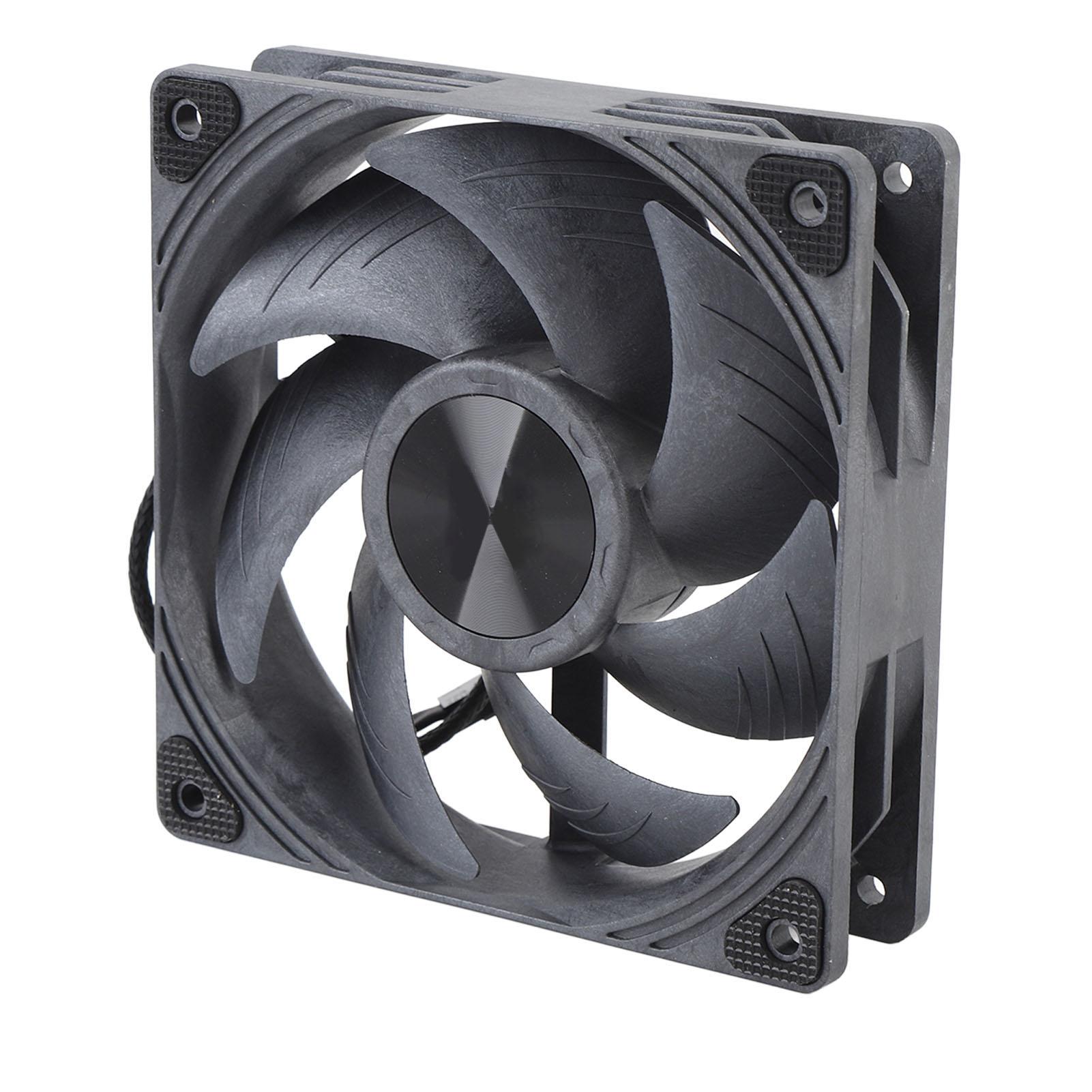 

120мм Вентилятор для корпуса 4-контактный PWM Интеллектуальный контроль температуры Двойной шарикоподшипник Скорость 3000 об/мин Корпус ПК