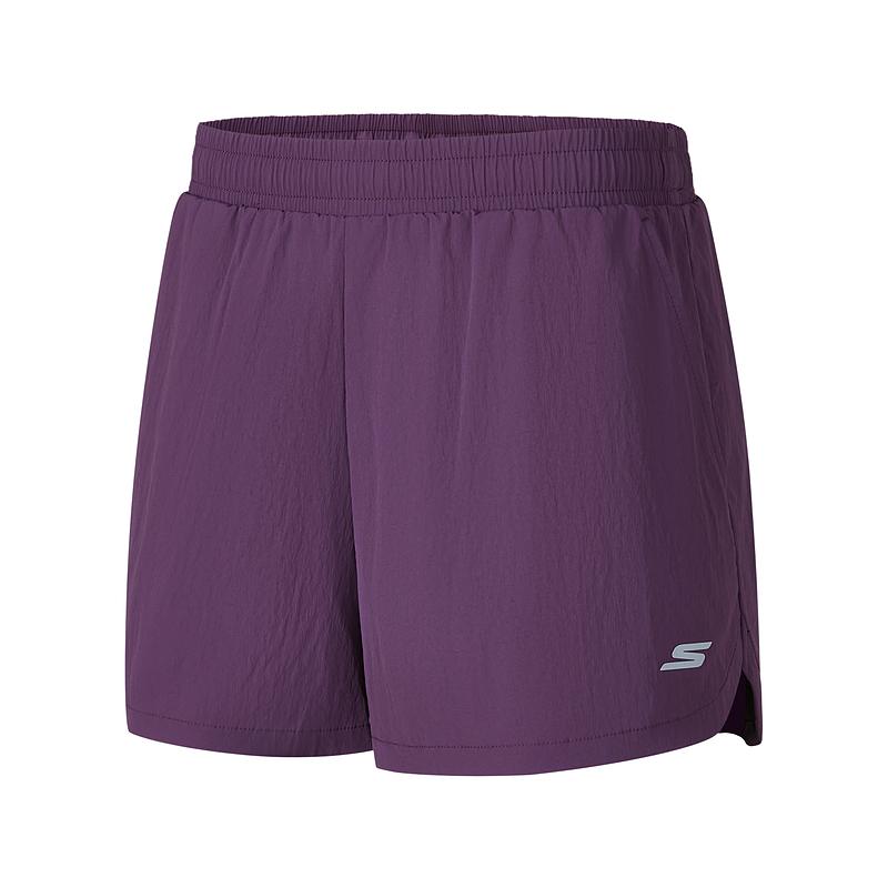 Skechers Godri Moisture-Wicking Quick-Dry Loose Breathable Casual Shorts Women shorts Purple P225W227-03B4 S