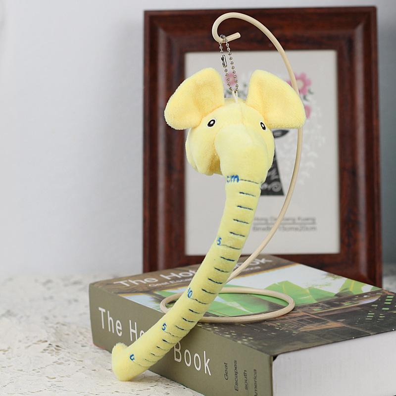 

Лесное животное Очаровательный слон с длинным носом Плюшевая игрушка Маленькая мягкая кукла жёлтый