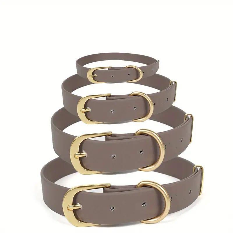 Waterproof Dog Collar,Quick Release Buckle,Odor-Proof Easy to Clean High Performance Fits Small Medium or Large Dogs