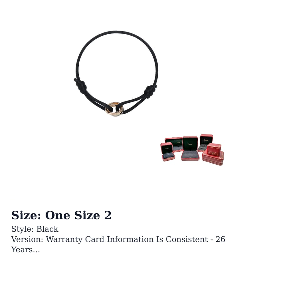 CARTIER Trinity 18K Gold 18K White