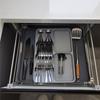 Cutlery Storage Kitchen Drawer Cutlery Sorting Arrangement Box On Both Sides Can Be Drawn Large or Small Adjustable Tray Storage Rack