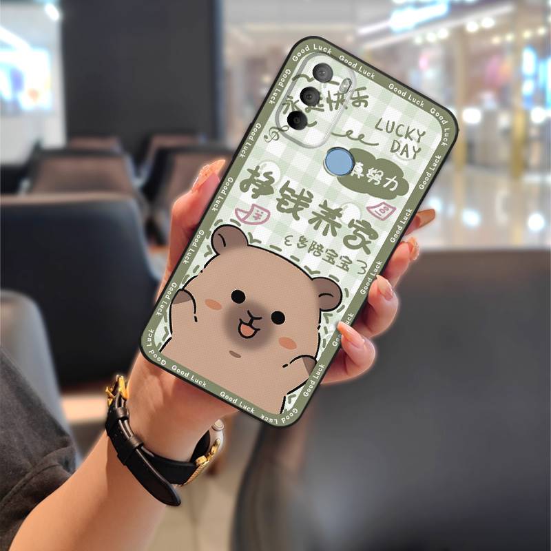 TPU Durable Phone Case For MOTO G31 With Fingerprint/XT2173-1 Anti-dust Back Cover Soft Case Cartoon Protective Silicone