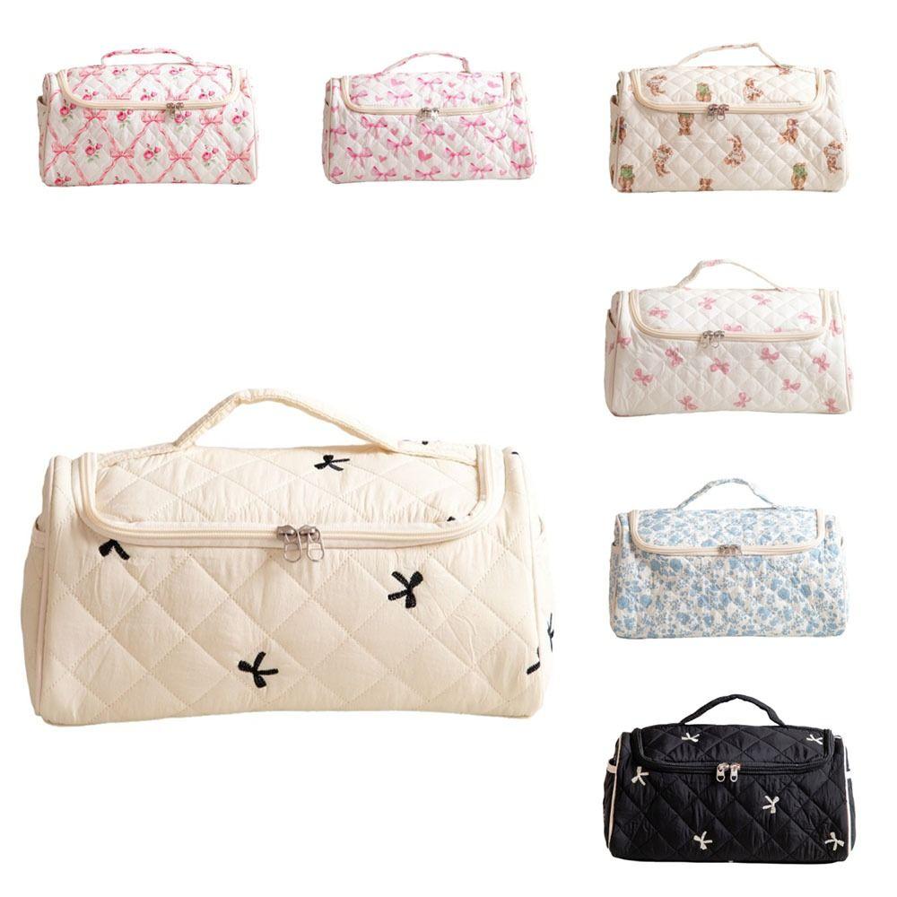 Portable Travel Cosmetic Bag Large Capacity Women Toilet  Wash Bag  Hair Care Accessories