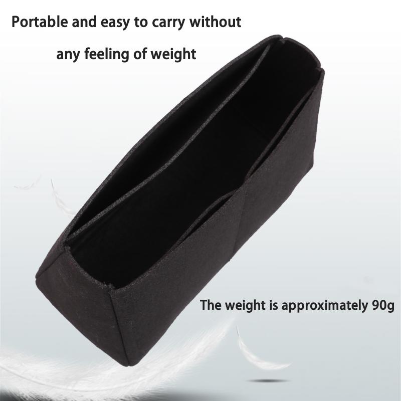 EverToner Bag Insert Organizer For C-anel Cambon Bag Felt Ultra Lightweight Pouch Support Handbag Insert Bag Accessories