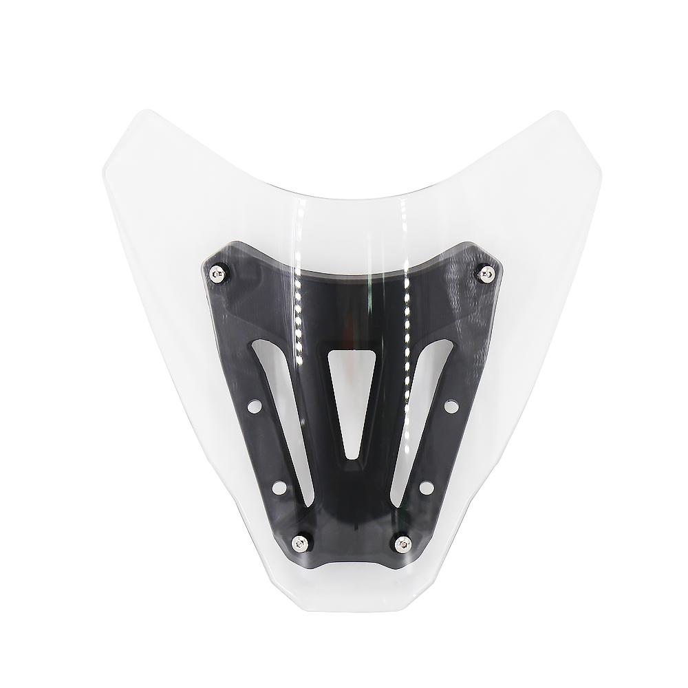 Для YAMAHA MT07 FZ07 MT 07 2021 2022 2023 2024 Передний дефлектор ветрового стекла Защитная крышка ветрового стекла Ветровое стекло MT-07 С кронштейном