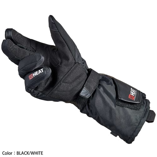 RS TAICHI Motorcycle Autumn/Winter Electric Heating Waterproof Cold Protection Heat Retention Touch Panel Compatible Built-in Protector e-HEAT Gloves