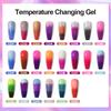 Temperature Change Nail Polish Glue Solid Color Nail Polish Gradual Change Nail Polish Glue Phototherapy Glue Nail Salon Special