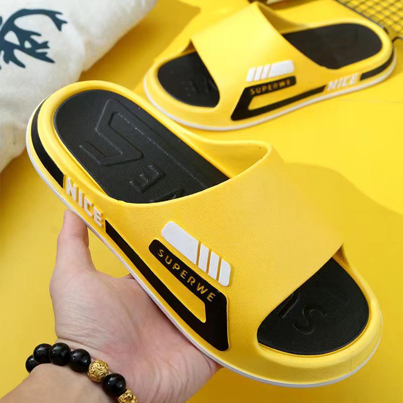 Men's 2024 Slippers: Fashionable, Stylish, and Versatile. Wear-resistant and Non-slip, Perfect for Outdoor Use At Home or In Dorms.