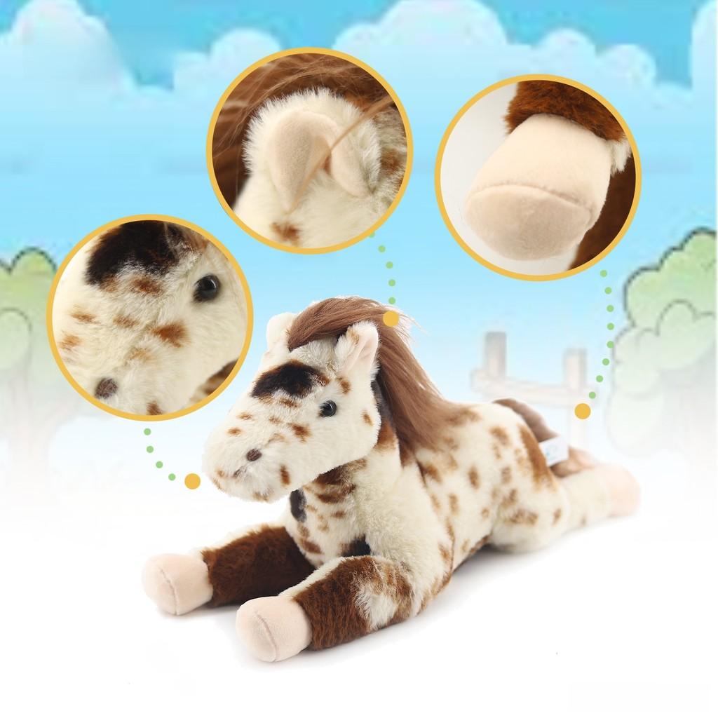 Plush Pony Toy With Cotton Filling For Kids Birthday Gift