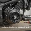 Guarding Motorcycle Fan Cover | Openwork Spiral Cutouts, Lightweight Aluminum Alloy, Cooling