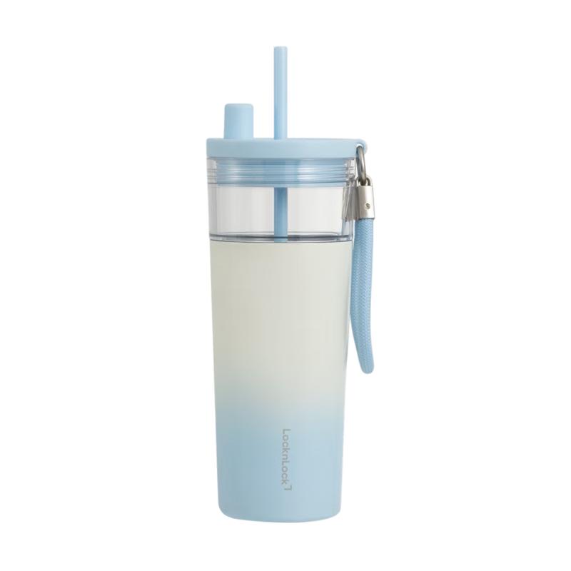 LocknLock Tea Separation Insulated Straw Bottle