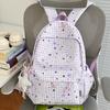 Schoolbag new schoolbag female junior high school student star printing Korean version niche ins backpack Mori college student computer bag