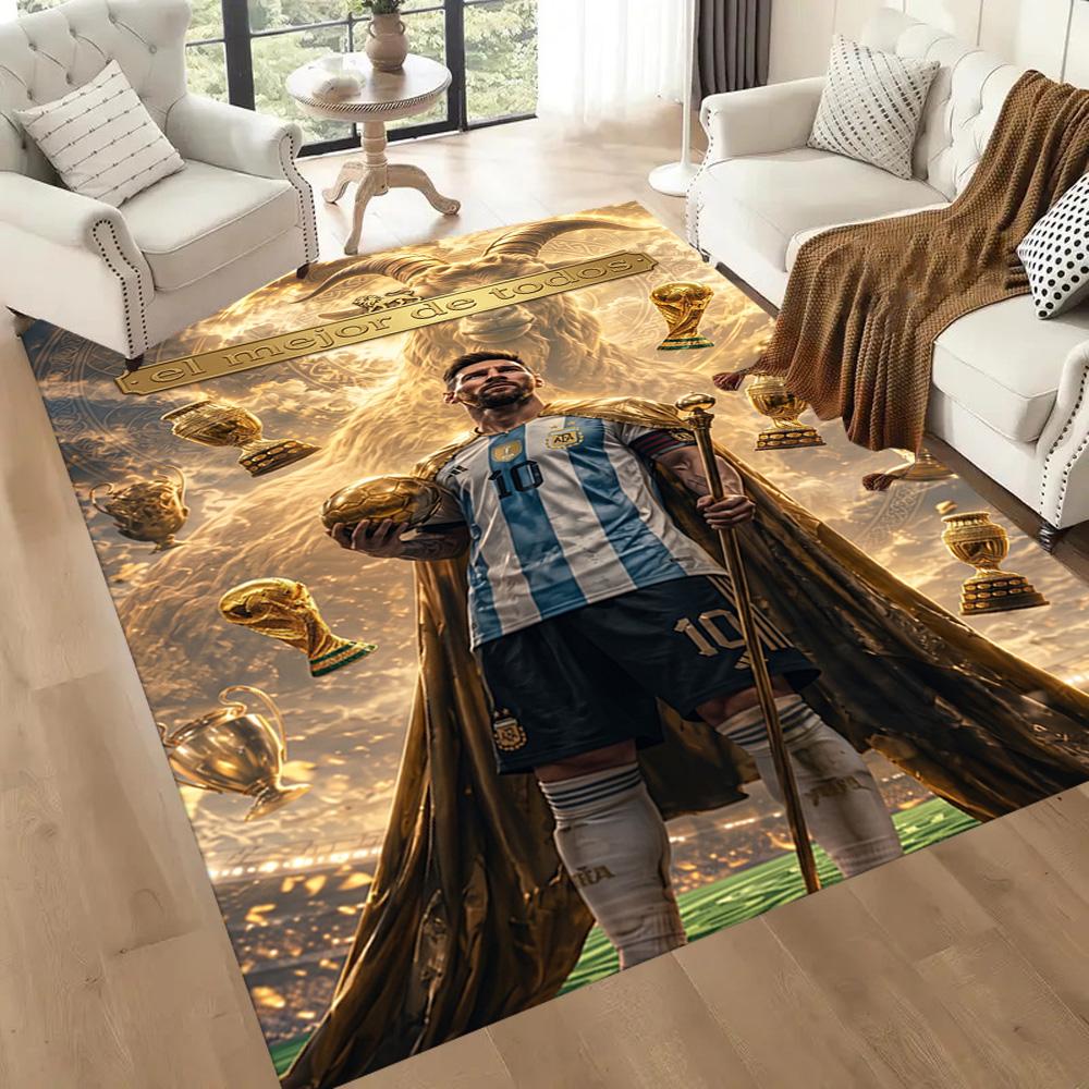 Messi 554 Carpet Perfect for Study Room Kitchen Living Rooms Balcony Antislip Carpet Office Home Decor Best for Christmas