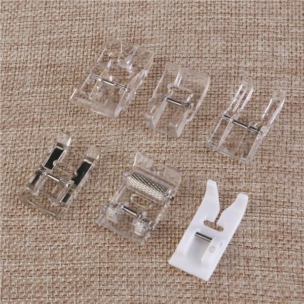 Calcador de máquina de costura, 32 peças, conjunto de pés domésticos, trava infantil, nova casa, janome